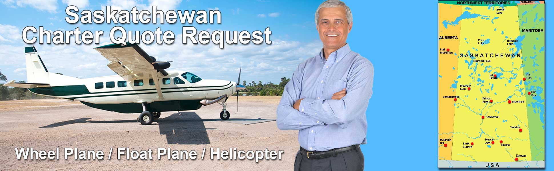 Saskatchewan Air charter Flights